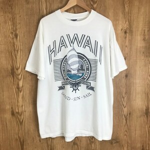 USA製 90s VINTAGE JERZEES HAWAII プリント Tシャツ メンズL 90年代 ハワイ ヴィンテージ 古着 e24042201