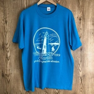 USA製 80s VINTAGE プリント Tシャツ シングルステッチ メンズXL 80年代 ヴィンテージ 古着 e24042409