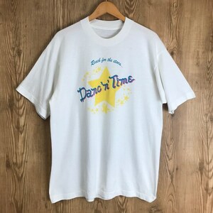 90s VINTAGE プリント Tシャツ メンズL程 シングルステッチ 90年代 ヴィンテージ 古着 e24042221