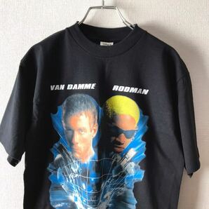 デットストック USA製 ヴィンテージ 映画 ダブルチーム Tシャツ デニスロッドマン ビンテージ ムゥービー VINTAGE 90s 80s 古着 レアの画像1