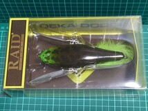 レイドジャパン　新品 未使用　デカダッジ　バスルアー　人気色　その1　パッケージダメージ有り_画像1