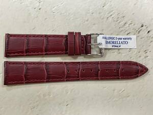 19mm モレラート Burgundy カーフ BOLLE