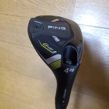 美品！　G430 ハイブリッド ユーティリティ PING TOUR 2.0 CHROME 85(S) 22渡　4U_画像1