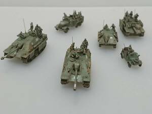 1/144完成品　ヤークトパンター×2＆Ⅲ号突撃砲F8型＆ヘッツアー駆逐戦車＆アインハイツD兵員車＆ワーゲン無線車「黒豹が棲む森で3」