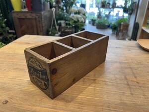 DULTON ダルトン アンティーク風 3 パーテションウッデン ボックス 3 PARTITION WOODEN BOX CH11-H415NT