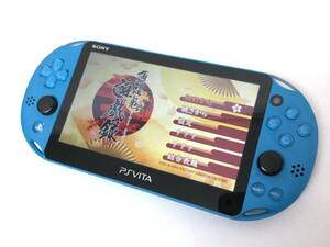 PlayStation Vita PCH-2000 Wi-Fiモデル PS VITA ソニー アクアブルー 初期化済み