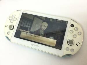 PlayStation Vita PCH-2000 Wi-Fiモデル PS VITA ソニー ライトブルー/ホワイト 初期化済み