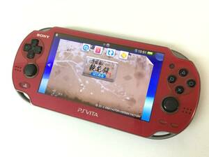 PlayStation Vita PCH-1000 Wi-Fiモデル PS VITA ソニー コズミック・レッド 初期化済み
