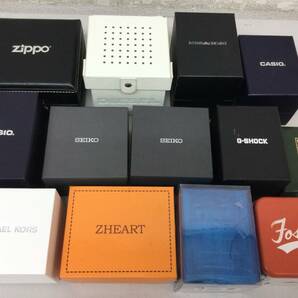 空箱のみ 腕時計 ケース 化粧箱 Zippo ジッポー SEIKO セイコー CASIO アルマーニ DIESEL G-SHOCK 他 まとめの画像10