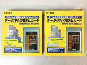 TDK データ/FAX モデムカード DF5614F 2個セット