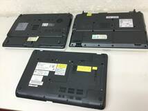 ジャンク 部品取り Fujitsu FMV-BIBLO NF/Ｄ40 東芝 dynabook AX/54EP NEC LaVie LS550/F ノートPC 3台_画像9