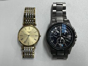 ロンジン シチズン 2点セット 腕時計 クオーツ CITIZEN エコドライブ ゴールド シルバー