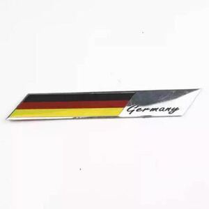 ドイツ国旗　アルミ ステッカー　エンブレムステッカー 1枚 BMW ポルシェ フォルクスワーゲン　メルセデスベンツ アウディ ！！