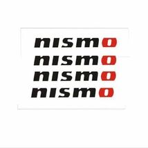 日産 nismo ニスモ　ステッカー　ブラック　４ロゴ_画像4