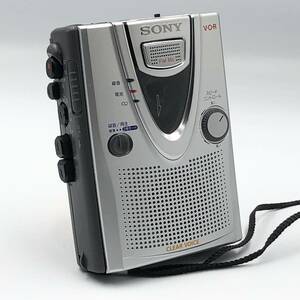 外観極美品　録音再生○ SONY TCM-400 ポータブルカセットレコーダー