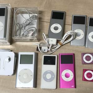 ジャンク Apple iPod nano shuffle イヤホン 等まとめ売り10点 の画像1