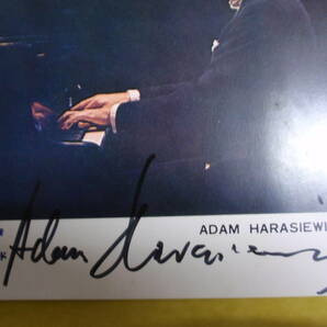 ADAM HARASIEWICZ アダム・ハラシェヴィチ/ハラシェビチ/ハラシェビッチ/ハラシェヴィッチ 直筆/肉筆サイン入りポートレート ピアニストの画像2