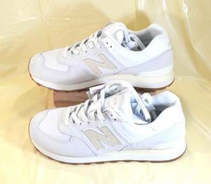 ニューバランス 574 U574 OW2 D スニーカー ： ホワイト×サンド New Balance