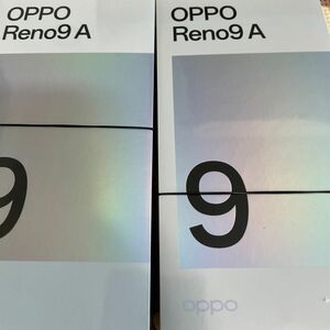 【2個セット新品未開封】ワイモバイル　oppo reno 9a ムーンホワイト