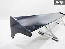 【良品 】 CUSCO クスコ GTウィング シングル GT REAR WING KITS アルミ ブラックアルマイト仕上げ Bタイプ リアスポイラー 1460mm 棚31_画像9