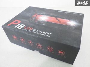 未使用 社外 メーカー不明 P18 LED ヘッドライト ヘッドランプ バルブ 汎用 左右 セット H7 在庫有 即納 棚19U