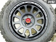 【美品!!】 DERTA FORCE デルタフォース 17インチ 7J +32 PCD114.3 5H 225/65R17 22年 バリ山タイヤ付 4本 エクストレイル デリカ D5 棚37D_画像5