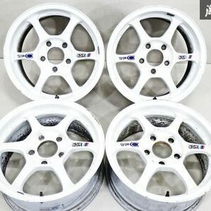 【 希少 程度良好!! 】 SSR TYPE-C タイプC 15インチ 7J +42 PCD 114.3 5H 5穴 ホイール 単体 4本 シビック インテグラ タイプR 等 棚34Bの画像2