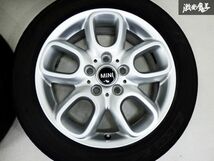 BMW MINI ミニ純正 F56 F55 F57 ミニ クーパーS ループスポーク494 16インチ 6.5J +54 PCD 112 5穴 5H タイヤ付き 4本 棚32C_画像3