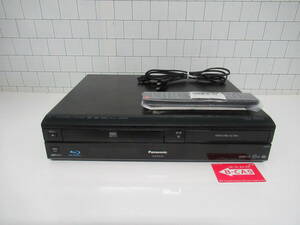 ◆◇動作確認済 Panasonic パナソニック HDD搭載VHS一体型ハイビジョンブルーレイディスクレコーダー DMR-BR670V 新品リモコン 送料込◇◆