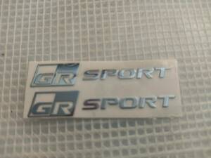 【送料込】GR SPORT(ジーアール　スポーツ) ステッカー 2枚組 縦0.9cm×横5cm　トヨタ　TOYOTA