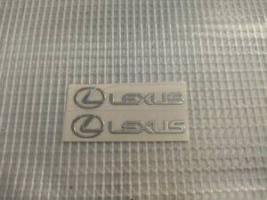 【送料込】LEXUS(レクサス) ステッカー 2枚組 縦0.9cm×横4cm　