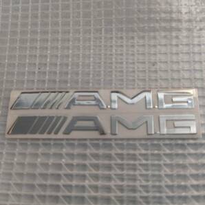 【送料込】AMG(MercedesBenz AMG) ステッカー 2枚組 縦0.6cm×横5.5cm メルセデスベンツAMG の画像1