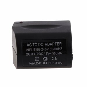 AC-DC 変換アダプター(コンセント AC100VからDC12V出力シガーソケット変換)500mAh カー用品 自宅家庭用LEDの画像4