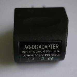 AC-DC 変換アダプター(コンセント AC100VからDC12V出力シガーソケット変換)500mAh カー用品 自宅家庭用LEDの画像5