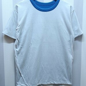 2-7339A/AW SPORTSWEAR CENTRAL PHYS ED 半袖リバーシブルTシャツ USA製 ビンテージ 送料200円 の画像2