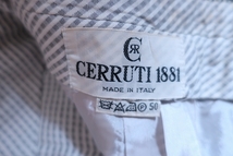 3-6883/CERRUTI 1881 タックウールスラックスパンツ イタリア製 チェルッティ_画像4