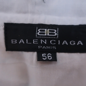 3-6888/バレンシアガ 2タックウールスラックスパンツ BALENCIAGA PARISの画像4