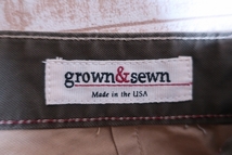 ab1236/GROWN&SEWN カーゴショーツ グロウン&ソーン _画像4