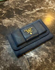 @ Prada PRADAsafia-no key case key ring key holder leather 