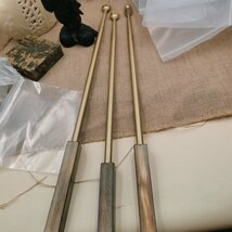 密教 法具 佳品 手作り 護摩さじ3点セット_画像1