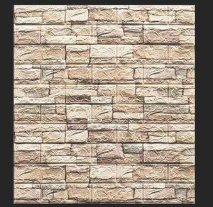  new goods * unused *50 sheets 70cm×77cm thickness 3mm background wall 3D solid brick pattern wallpaper waterproof is dirty . prevention mold prevention eko material 