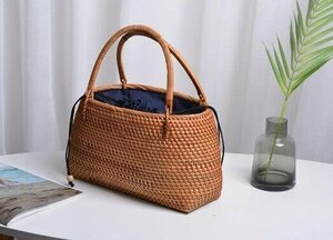  beautiful goods * basket storage basket stylish wistaria . braided taking . in stock hand handmade tote bag basket 