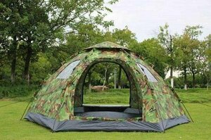 Новая ☆ Популярная рекомендация ☆ Camp One Touch Tent Tent UV Cut Outdoor Equipment 5-8 вход 2 Окно 4
