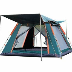 新入荷★テント キャンプ用品 大型テント 4-5人用 ヤー アウトドア レジャー用品 ファミリーラージテントスペースの画像4
