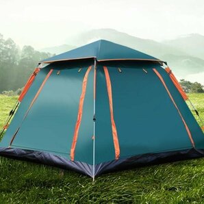 新入荷★テント キャンプ用品 大型テント 4-5人用 ヤー アウトドア レジャー用品 ファミリーラージテントスペースの画像2
