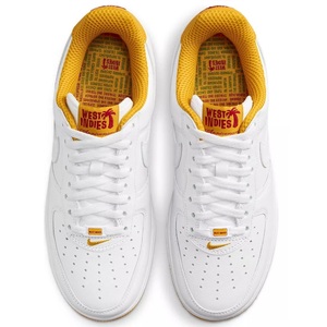 ■ナイキ エア フォース 1 ロウ レトロ QS ホワイト/ゴールド 新品 27.0cm US9 NIKE AIR FORCE 1 LOW RETRO QS WEST INDIES DX1156-101