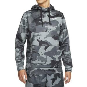 ■ナイキ サーマフィット プルオーバー フーディー グレーカモ 新品 サイズXL NIKE Therma-FIT PULLOVER HOODIE CAMO 迷彩 DD1758-084