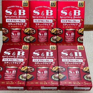 S&B 創業100th 謹製　エスビーカレー　スティックタイプ　2g×5本入り　6箱