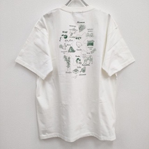 4-0405S♪marble sud 未使用品 I love Nagano BIG TEE バックプリント 定価6600円 61ES003205 半袖Tシャツ 24SS 白 マーブルシュッド236518_画像1