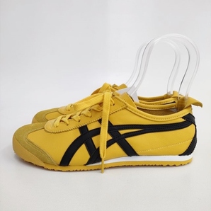 4-0413G◎ONITSUKA TIGER 新品 MEXICO 66 Yellow/Black サイズ24.5cm スニーカー イエロー オニツカタイガー 237440の画像2